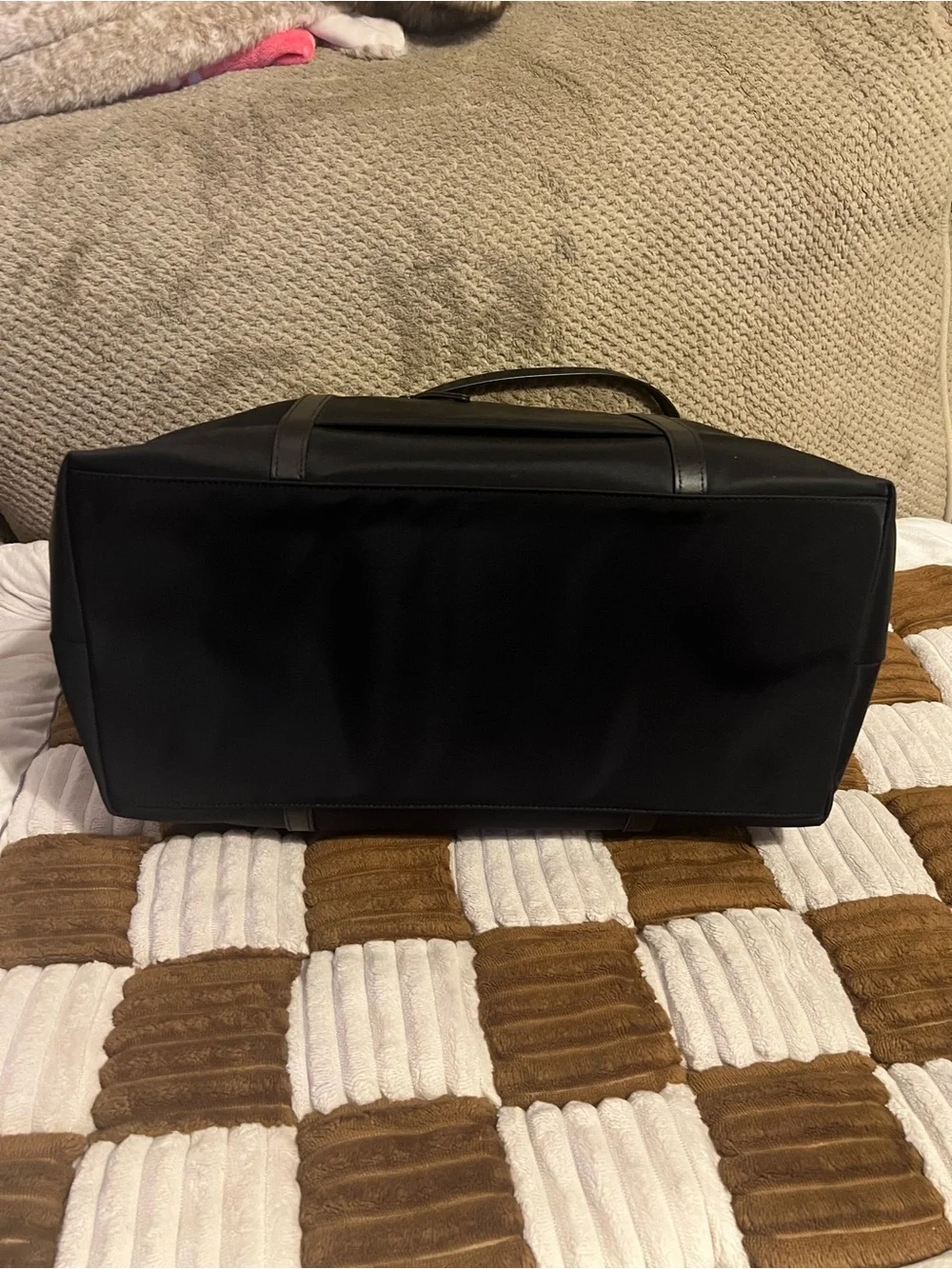 Kate Spade Jae Black Nylon Weekender Duffle NWTS!
